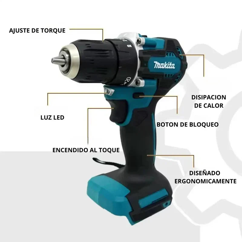 Taladro Profesional 3 en 1  48V - Taladro, atornillador y percutor