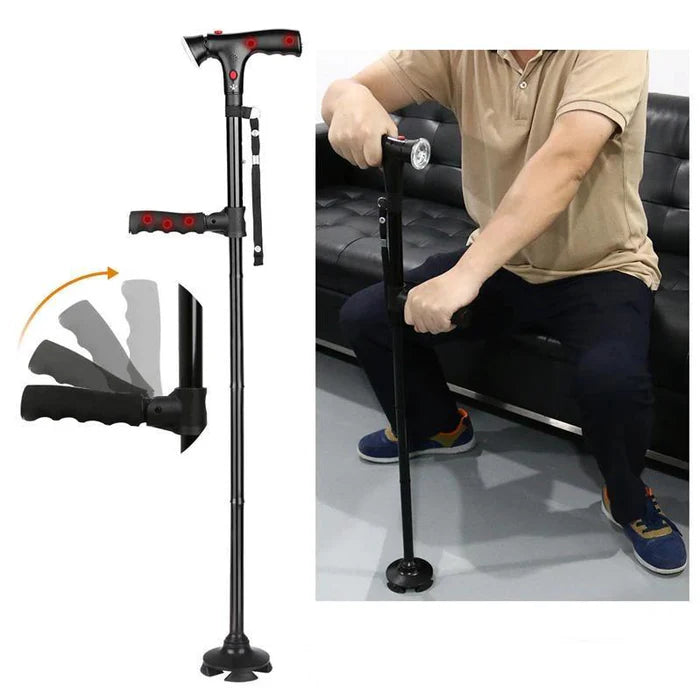 NeroPro™ – Bastón LED Anticaídas 4 en 1